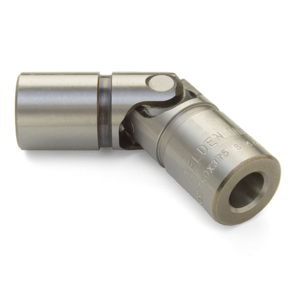 Single U-Joint, 9 mm x 8 mm Bores, 18.9 mm OD, Steel